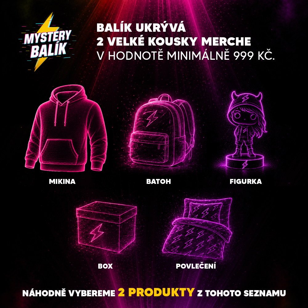 Mystery balík – hlavní kusy