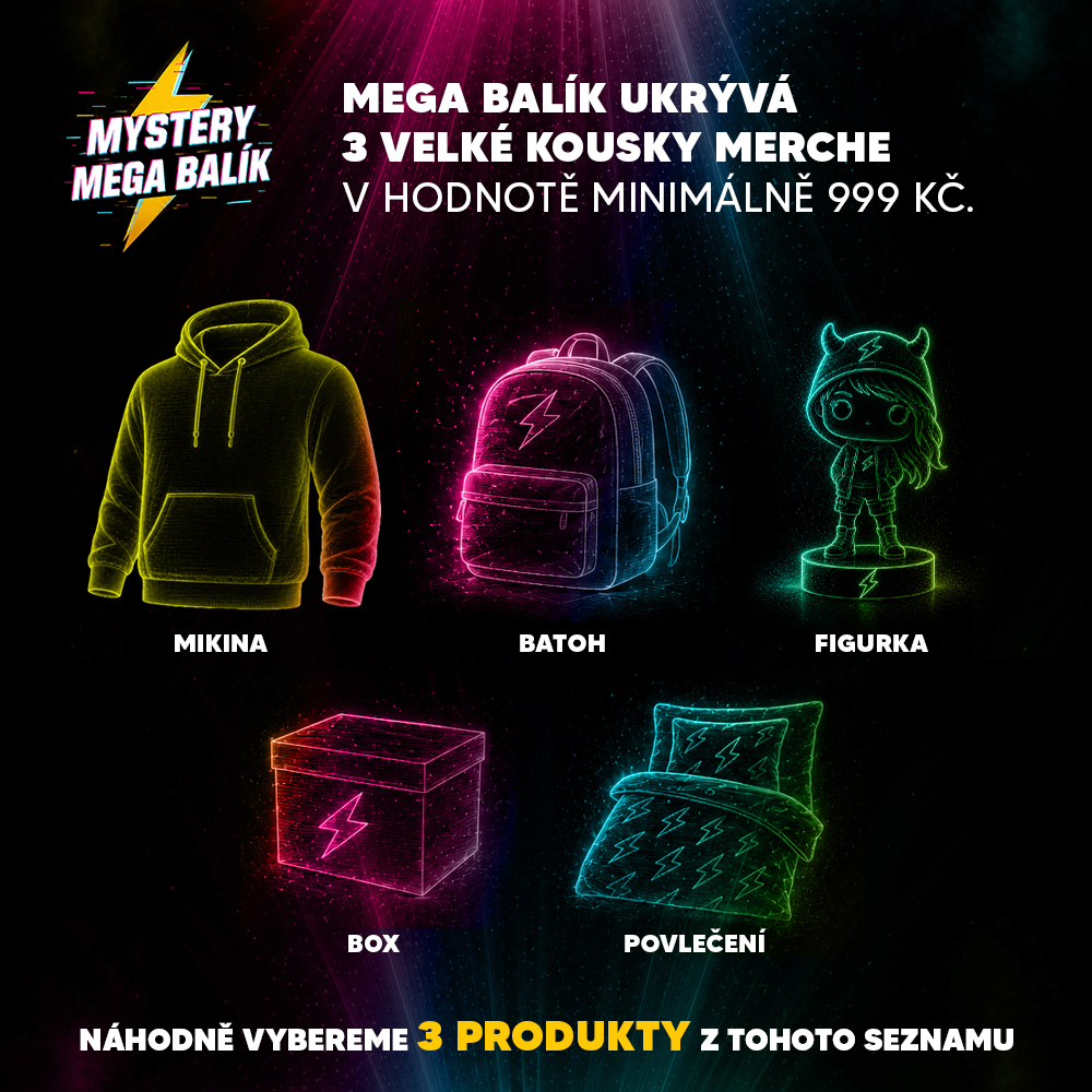 Mystery mega balík – hlavní kusy