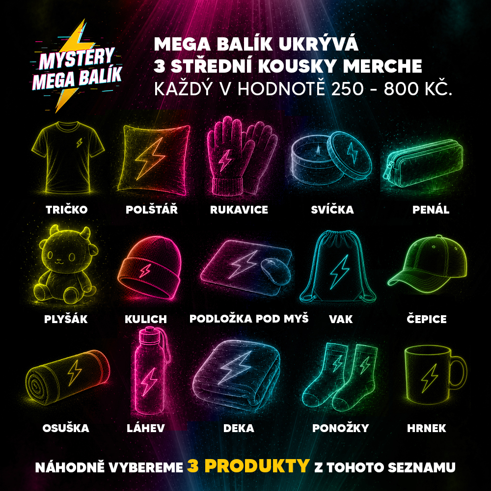Mystery mega balík – doplňky